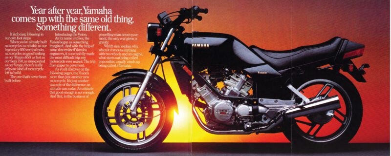 Vision with a Vee: 1982-1983 Yamaha XZ550R Vision